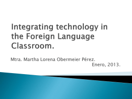Diapositiva 1 - Mtra. Martha Lorena Obermeier