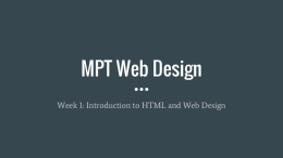 MPT Web Design