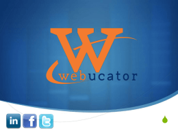Template PowerPoint for Webucator ILO Classes