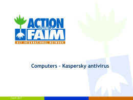 Kaspersky Antivirus - missions