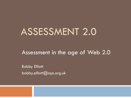 Assessment 2.0 - TENCompetence