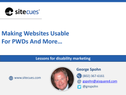 Making Websites Usable For PWDs And More…