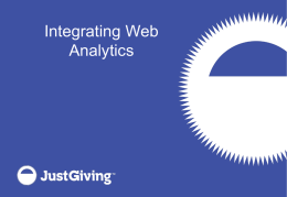 Just Giving - Insight SIG