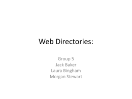 Web Directories - OCRNat