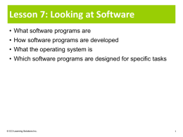 What is a Software Program?