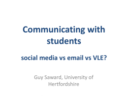 Communicating with Students - Study Net