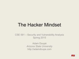Hacker Mindset