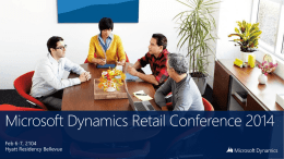Microsoft Dynamics Retail Conference