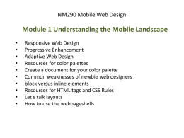 NM290 Module 1 Lecture Notesx