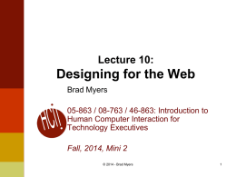 PowerPoint slides for lecture 10