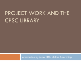 File - CPSC Library