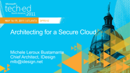 DPR312: Architecting for a Secure Cloud