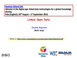 Linked Open Data - Oreste Signore