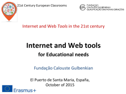 Internet and Web Tools in the 21st century Internet