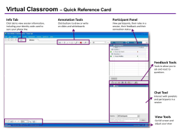 Virtual Classroom – Quick Reference Card