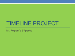 Timeline Project