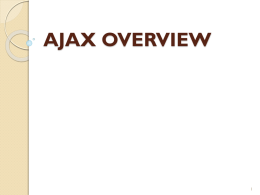 ajax overview - WordPress.com