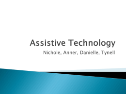 Assistive Techx - ED505-Mon
