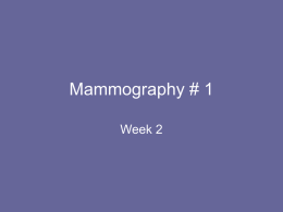 Mammography # 1 - El Camino College