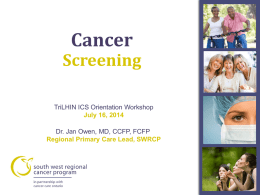 ICS Orientation: Breast Cancer Screening