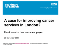 Cancer-services-enga.. - Healthcare for London