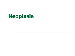 Neoplasia - Yeditepe University