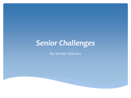 Senior Challenges