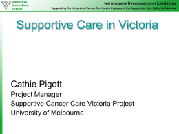 Screening - Supportive Cancer Care Victoria