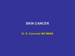 SKIN CANCER - Continuing Medical Education