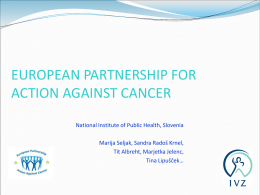 EUROPEAN PARTNERSHIP FOR ACTION AGAINST CANCER …