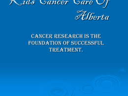 Kids Cancer Care Of Alberta