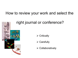 Review_your_work_and_picking_the_journal_or_conference