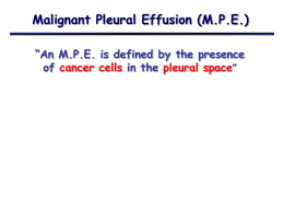 MPE and Treatment
