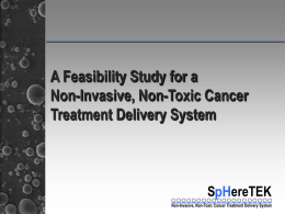 Cancer Treatment Delivery System