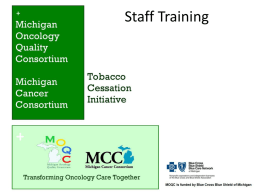 MOQC Tobacco Cessation Project Staff Training Slides