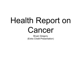 Major Health Diseases - Garnet Valley School District