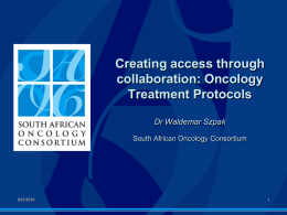 South African Oncology Consortium (SAOC)