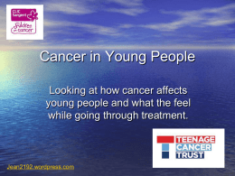 Cancer in Young People - jean2192