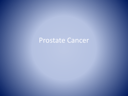 Prostate Cancer - Guildford and Waverley CCG