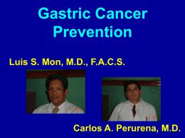 Gastric Cancer Prevention