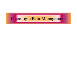 3-Nociceptive rather than neuropathic pain