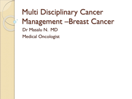 18 Feb 2016 - Multi Disciplinary Cancer