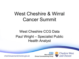 Cancer Summit Presentation – PW