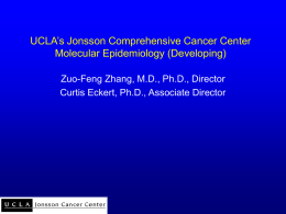 UCLA`s Jonsson Comprehensive Cancer Center Program Area Name