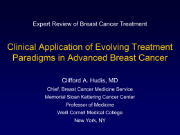 Challenges in the Treatment of Breast Cancer: Overcoming