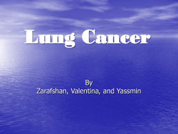 Lung cancer - Home Planet