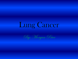 Lung Cancer - mrsdsresearchpages