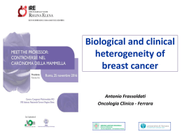 Biological and clinical heterogeneity of breast cancer