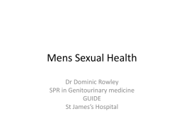 Mens sexual health