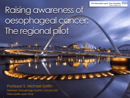 Raising awareness of oesophageal cancer
